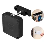 MOES Tuya bluetooth Smart Cabinet Lock App Remote Control IC Card Keyless Entry Unlock Door Locker 250 Users Auto Lock Smart Home Security for Wood Glass Furniture Drawer