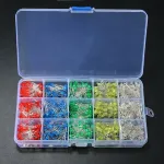 750 Pcs 3mm LED Diode Yellow Red Blue Green White Assortment Light DIY Kit