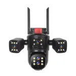Q840 20MP 10X Optical Zoom Four Screens WiFi IP Camera Wireless Outdoor Five Lens PTZ Full Color Night Vision Auto Tracking Two-way Audio Waterproof CCTV Camera