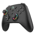 DATA FROG S13 Wireless bluetooth Game Controller with Hall Effect Joystick and Linear Triggers HD Vibration Gamepad Support RGB Lighting 600mAh Battery Six-Axis Gyroscope Multi-Platform Switch PC Android iOS