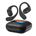 Weofly TouchFits 1.83inch LED Touch Screen Earbuds Wireless bluetooth 5.4 Earphone 15mm Dynamic Driver Deep Bass ENC HD Calls 18H Playback Open-ear Earhooks Sports Headphones