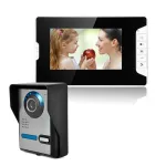 7\\ TFT Color LCD Display Video Door Phone Intercom Doorbell System Kit IR Night Vision Rainproof Security Camera For Home EU Plug