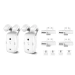 Tuya WiFi T U I Rail Track Roman Rod Smart Curtain Motor Electric Automatic Curtain Robot APP Voice Control with Alexa Google Home Plug and Play