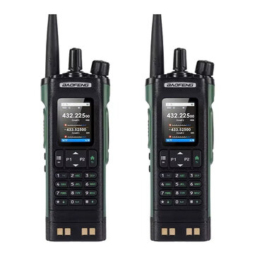 2Pcs Baofeng DM-32UV Walkie Talkie DMR Digital Analog Two Way Radio 8W Power GPS APRS 4000 Channels Dual Mode Communication