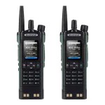 2Pcs Baofeng DM-32UV Walkie Talkie DMR Digital Analog Two Way Radio 8W Power GPS APRS 4000 Channels Dual Mode Communication