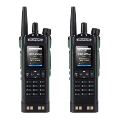 2Pcs Baofeng DM-32UV Walkie Talkie DMR Digital Analog Two Way Radio 8W Power GPS APRS 4000 Channels Dual Mode Communication
