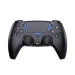 JYS JYS-P5148Pro PS5 Wireless bluetooth Controller Dual Mode 6-Axis Motion Dual Vibration Gamepad with Hall Joysticks LED Light Bar Built-in Speaker Rechargeable Gaming Controller for PS5 PC Android iOS Multi-Platform