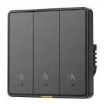 Smatrul Tuya Smart Zigbe 10G Motion Sensor Radar Switch Single Live Wire/Neutral Live Wire APP Remote Control Human Motion Detection Alarm No Required Voice Control