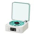 KW03 Mini Retro White Noise bluetooth Speaker Portable Sleep-Aid bluetooth Speaker Built-in 40mm Speaker RGB Light Support TF Card/AUX Playback Vintage Waves Speakers