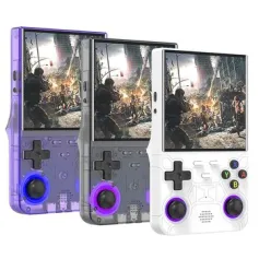 R36 Ultra 64 GB 4-calowy ekran IPS Przenośna konsola do gier Wbudowana w 15000 + gier Układ RK3326 Podwójne joysticki 3D RGB Retro Konsola do gier obsługuje systemy Open Source dla wielu graczy WiFi
