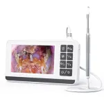3.9mm4.3 Inch Digital Otoscope for Ear Wax Cleaning Smart Visual Ear Picking Stick Type-C Port Supports Connection to Computer