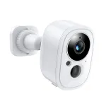 Tuya WiFi Solar Camera with Color Night Vision PIR Motion Detection Two-way Audio Alarm Push IP67 Waterproof 5200mAh Rechargeable Battery Security Protection Cam