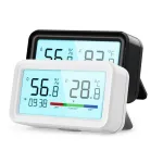 Tuya WiFi ZigBe Temperature Humidity Sensor with Screen Time Display Smart Home Indoor Hygrometer Voice Control with Alexa Google Smart Life