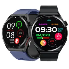 S22 1,39-дюймовий HD екран Повітряний насос + подушка безпеки Smart Band ЕКГ Вимірювання рівня глюкози в крові, сечової кислоти та ліпідів AI Медична діагностика Пульс Артеріальний тиск Монітор кисню в крові Моніторинг сну Мультиспортивні режими Відтворення музики Розумний годинник