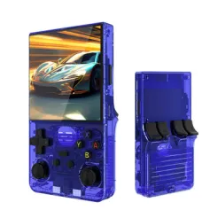 R39 MAX 64G Linux System Handheld Game Console 4-Inch HD Screen RK3326 30+ Emulators 20000+ Games for PSP NDS GBA 3500mAh Battery Arcade Retro Gaming Console