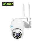ESCAM QF800 8MP Pan/Tilt AI Humanoid Detection Auto Tracking Cloud Storage Waterproof WiFi IP Camera Two Way Audio Night Vision ICSEE APP
