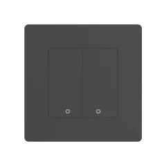 MOES Tuya WiFi Star Ring Smart Light Push Button Switch No Neutral No Capacitor Required Compatible with Alexa Google Home