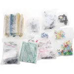 1900PCS Electronic Components Kit Capacitors Resistors Diodes Transistors LEDs PCBs Comprehensive Assortment for DIY Projects and Prototyping