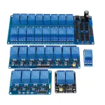 12V 1/2/4/8/16 канален релейен модул с оптрон за PIC AVR DSP РАМО