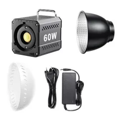 ZU60 60W COB Video Dimmable Light 2700-7500K Handheld Photographic LED Light for Photo Studio Film Camera Shooting Live Streaming