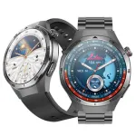 ET456 1.56inch AMOLED Display ECG Intelligent Micro Physical Examination NFC Voice Assistant bluetooth Call Heart Rate Blood Pressure SpO2 Monitor Sleep Monitoring Menstrual Tracking Respiratory Training Metto Call IP68 Waterproof Smart Watch