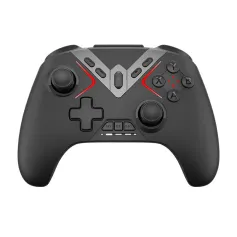 GC10D Tri-mode Wireless Game Controller with Dual Hall Triggers Support Dual Turbo Mode Vibration Motor 2.4G/bluetooth/Wired Six-axis RGB Gamepad for Steam Switch PC Computer