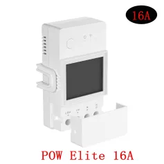 Sonoff POW Elite 16A Smart Wifi Power Meter Switch Intelligent Energy Controller 6-Month Consumption History Data Overload Protection Assisted with Alexa Google Home POWR316D