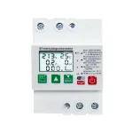 Tuya Smart Leakage Circuit Breaker WIFI Energy Meter Kwh Metering Switch Timer with Voltage Current and Leakage Protection APP Control