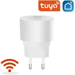 Tuya Wifi Natural Gas Sensor EU Combustible Household Smart LPG Gas Alarm Detector Leakage Sensor Fire Safety Smart Home