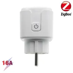 Tuya Zigbe Smart Plug 16A EU Smart Socket With Power Monitoring Voice Control Work with Tuya Smart Life