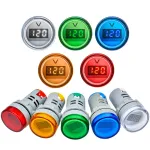22MM AD16 AD16-22DSV Type AC 60-500V Mini Voltage Meter LED Digital Display AC Voltmeter Indicator Light/Pilot Lamp 110V 220V