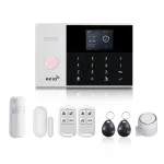 PGST PG-105 Tuya Smart GSM Wifi Sistema di allarme per la sicurezza domestica Wireless Allarme House Smart Life App Control Funziona con Alexa