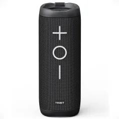 Tribit StormBox 2 Caixa de Som Bluetooth Portátil Drivers Duplos de 48mm de Alcance Total Som Surround 360º Graves Profundos Emparelhamento TWS Tempo de Reprodução 24H IPX7 À Prova D'Água Caixa de Som Sem Fio para Ambientes Externos