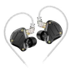 KZ ZS10 PRO 2 Earbuds 3.5mm Wired Earphone 10mm Internal Magnetic Dynamic Driver+Dual 31736 Balanced Armature Drivers HiFi 3-Way Crossover Technology 4-level Custom Tuning Switch Headphone Monitor In-ear Headphones