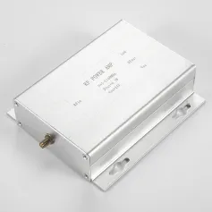 1-1100MHz 4.5W RF Amplifier 4.5W High Gain 32-36dB Class A Linear SMA Connector 24-26V 400-600mA for Signal Boosting