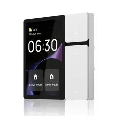 MOES Tuya WiFi 3.5 inch Smart Control Panel Screen 3 Relays 3 Physical Buttons IR Remote Control Central Controller Work with Alexa Google Assistant