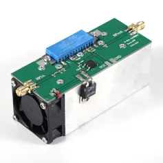 AISANRAY RF Power Amplifier 600-1100MHz 30dB Gain 8W Output 24-28V SMA-K Interface Active Air Cooling Compact Design for Enhanced Signal Boost