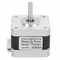 Motore passo-passo Nema 17 17HS3401 da 34 mm, motore 42BYGH 1,3 A 28 N.cm, 4 fili, per incisione laser CNC per stampante 3D