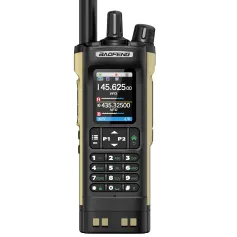 Baofeng UV32 10W GPSトランシーバー サンドカラー カスタム双方向ラジオ マルチバンド Bluetooth APPプログラミング トライパワー 2.0 TFTスクリーン NOAA天気予報受信