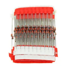Kit di 250 diodi Zener da 25 valori, 1 W, assortiti, da 3 V a 33 V