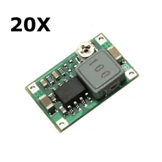 20 Adet Mini DC Ayarlanabilir Güç Kaynağı Buck Modülü Adım Aşağı Modülü