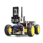 TSCINBUNY ESP32 CAM Automation Smart Robot Car Kit Ultrasonic Obstacle Avoidance Face Recognition for Arduino IDE Keil5 Programming