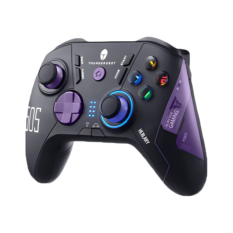 THUNDEROBOT G50S Wireless Gamepad 1000Hz Return Rate Three Mode Gaming Controller with Hall Trigger Joystick Gamepad for PC/NS/Phone