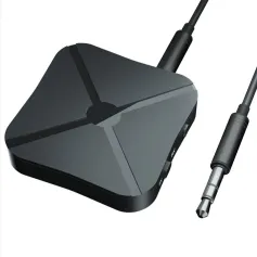 KN319 Ricevitore Trasmettitore Bluetooth 2 in 1 Adattatore Audio Bluetooth Wireless Jack AUX da 3,5 mm per Altoparlante TV Auto PC Cuffie
