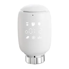 MoesHouse TV02/TV05 Tuya ZigBe Radiador Atuador Válvula Termostato Inteligente Controlador de Temperatura Sensor Externo TRV Controle de Voz Alexa Google Assistant
