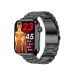 F220 1.91 pous HD Ekran Lazè Terapi San Sik Uirc Asid Siveyans Sante bluetooth Rele Multi-espò mòd Mizik Playback IP67 Waterproof Smart Watch