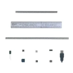 EQKIT AUL-50 Acoustic Level Indicator Kit DIY Voice Control Lamp Audio Spectrum 2x50-segment LED Light