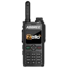 ABBREE GP-298 Kamusal Ağ Telsizi 4G LTE Android 5.1 WiFi Bluetooth Uzun Menzilli 5000mAh İki Yönlü Radyo Grup Çağrısı Gürültü Önleme Küresel POC Zello Uyumlu Sim Kart