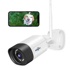 Hiseeu TZ-HB315 5MP Wireless IP Camera Outdoor Waterproof CCTV WiFi Surveillance Security Camera Night Vision Two-way Audio P2P for Eseecloud Wireless System