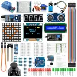 AOQDQDQD® Module Sensor Kit For Arduino with 0.96\\ OLED 1602 LCD Display Relay Servo Motor DHT11 for Starter Projects
